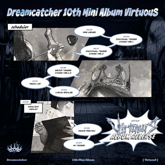 DREAMCATCHER comeback… Scheduler like a ‘comic book’ revealed