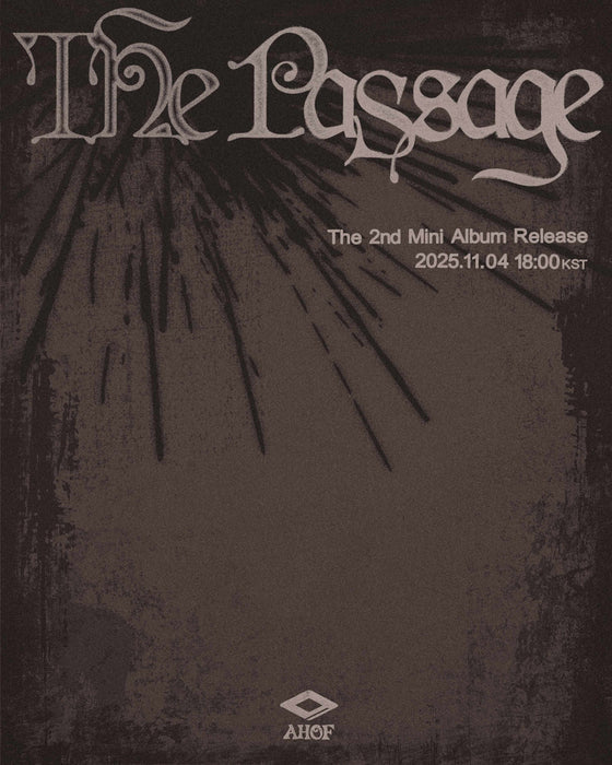 AHOF to Release "The Passage" on November 4th