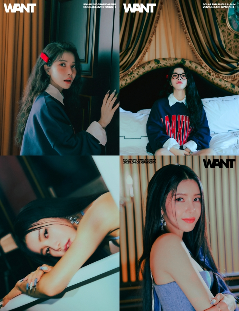 SOLAR, 2nd single 'WANT' concept photos revealed…