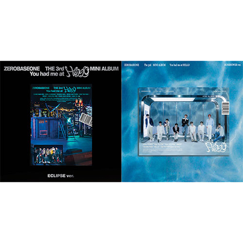 ZEROBASEONE - 3rd MINI ALBUM You had me at HELLO(PhotoBook Ver.) ZEROBASEONE - 3rd MINI ALBUM You had me at HELLO(PhotoBook Ver.)