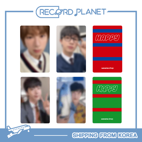 JIN(BTS) - 'HAPPY' EARLY BIRD Selfie PVC Photocard / Photobook Set POB JIN(BTS) - 'HAPPY' EARLY BIRD Selfie PVC Photocard / Photobook Set POB