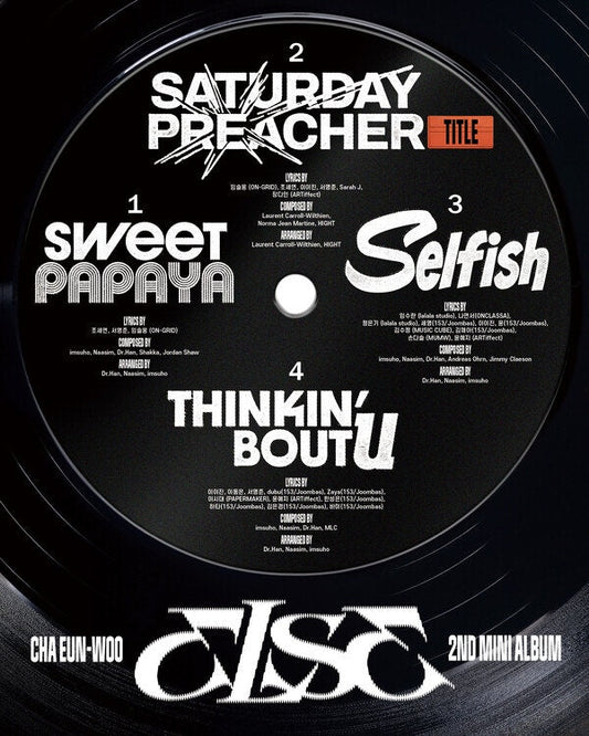 CHA EUN-WOO Unveils Tracklist for 2nd Solo Album 'ELSE'