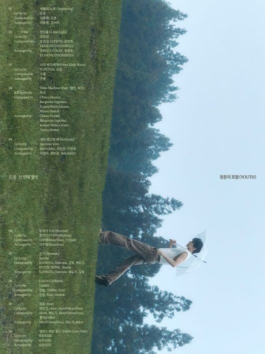 NCT DOYOUNG reveals tracklist for 'Foam of Youth'...Participates in first lyric writing and composition