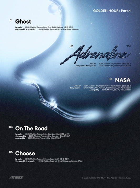 ATEEZ Unveils Tracklist