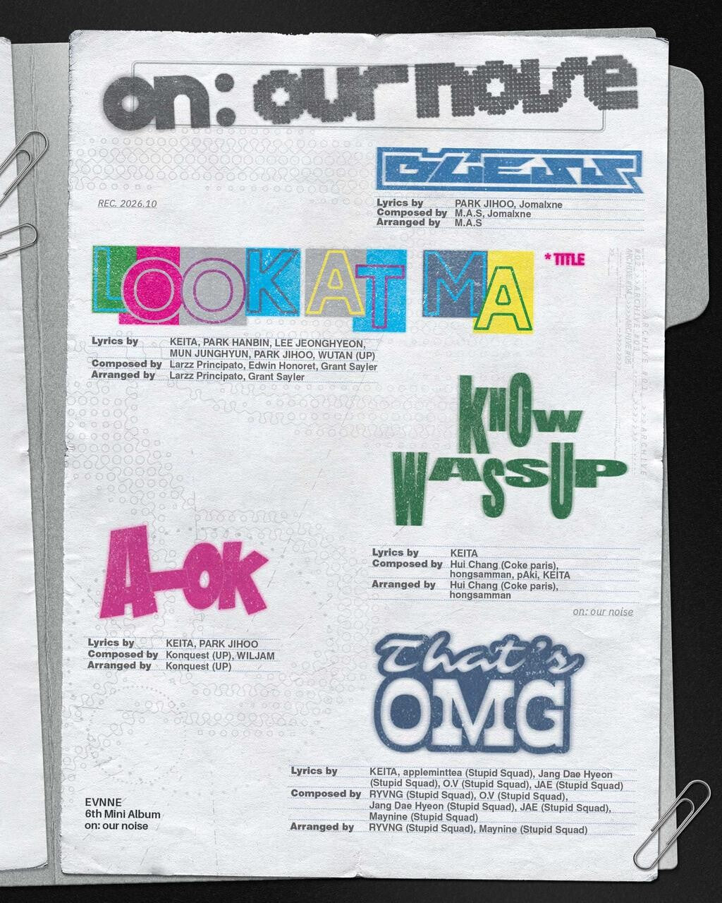 ‘Comeback D-5’ EVNNE Reveals Tracklist for 6th Mini Album