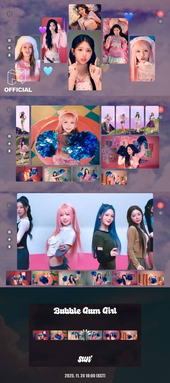 tripleS Releases Teaser for "Bubble Gum Girl"