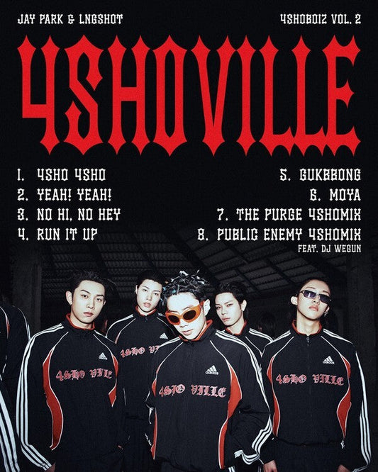 JAY PARK X LNGSHOT, '4SHOVILLE' Tracklist Revealed