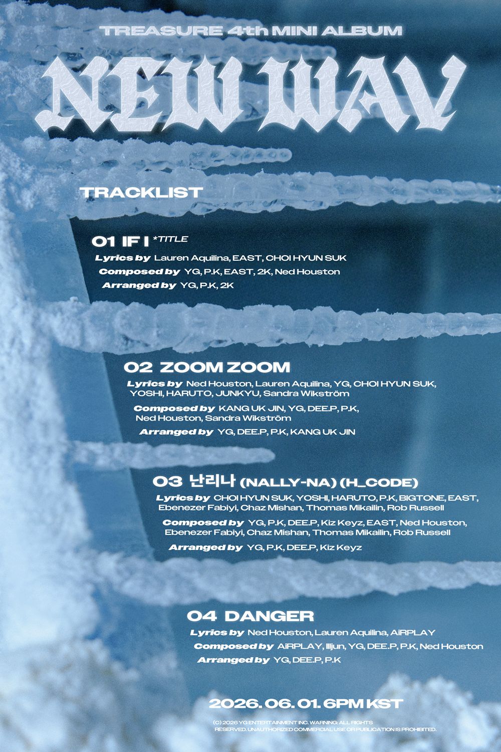 TREASURE Reveals Tracklist for 4th Mini Album