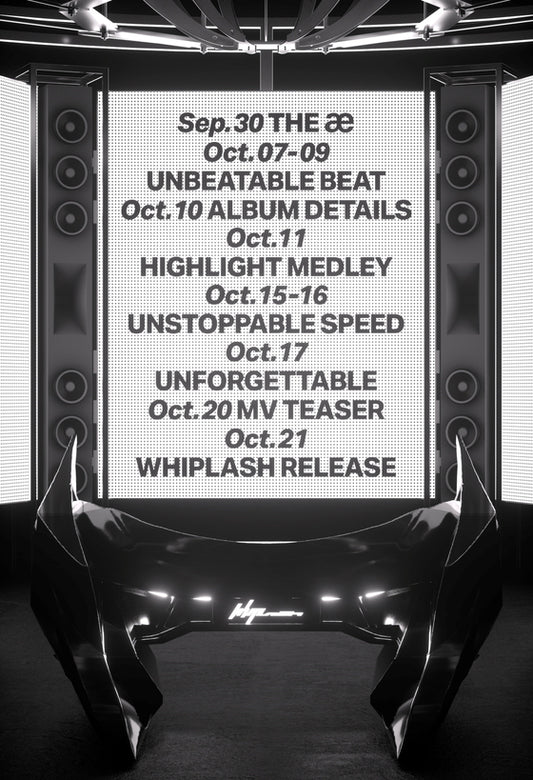 AESPA reveals schedule poster for new mini album ‘Whiplash’…