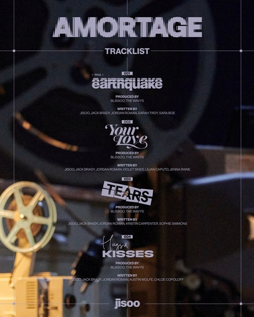 JISOO, Mini Album 'AMORTAGE' Tracklist Revealed..