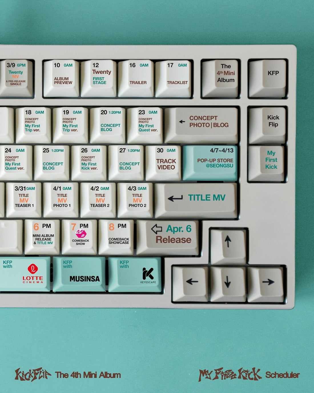 KickFlip Unveils Promotion Schedule for 4th Mini Album