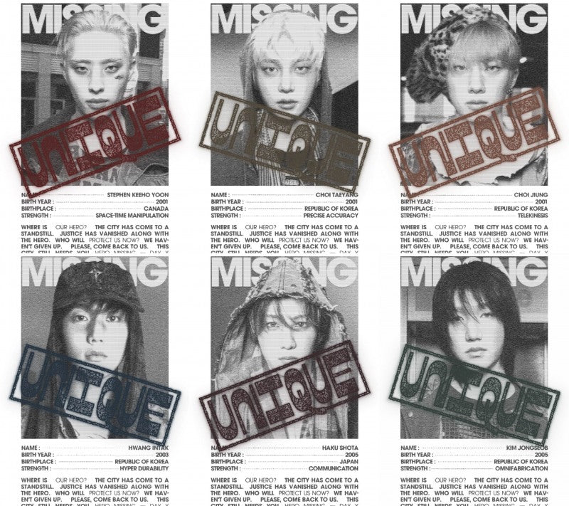 P1Harmony Unveils Title Poster for 9th Mini Album "UNIQUE"