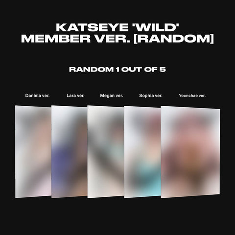 [POB] KATSEYE - [WILD] (Member ver.)