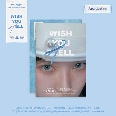 RED VELVET WENDY - The 2nd Mini Album [Wish You Hell] (PhotoBook Ver.)