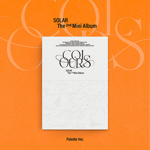 [POB] SOLAR - The 2nd MINI ALBUM [COLOURS] Palette Ver.