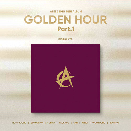 [POB] ATEEZ - 10th Mini Album [GOLDEN HOUR : Part.1] (Digipak VER.)