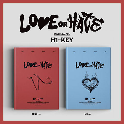 [POB] H1-KEY - 3rd Mini Album [LOVE or HATE]