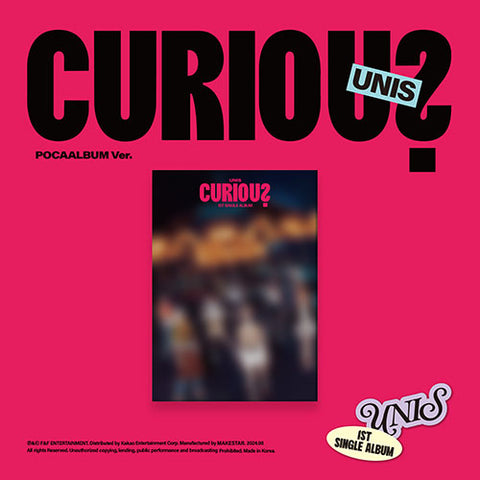 UNIS - 1st Single Album [CURIOUS] (POCAALBUM Ver.)