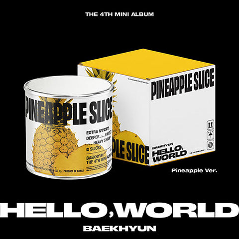 BAEKHYUN (EXO) The 4th Mini Album [Hello, World] (Pineapple Ver.)