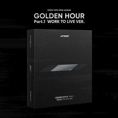 [POB] ATEEZ - 10th Mini Album [GOLDEN HOUR Part.1] (WORK TO LIVE VER.)