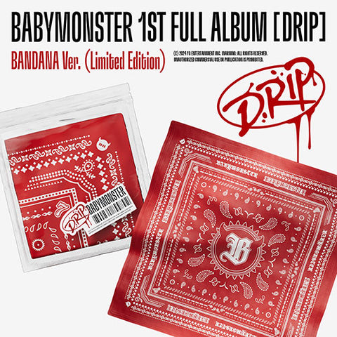 BABYMONSTER 1st FULL ALBUM [DRIP] (BANDANA Ver. Limited Edition)