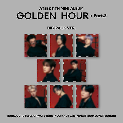 [POB] ATEEZ - 11th Mini Album [GOLDEN HOUR : Part.2] (Digipack Ver.)