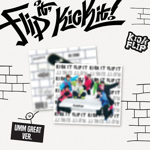 [POB] KickFlip 1st Mini Album Flip it, Kick it! (Umm Great ver.)