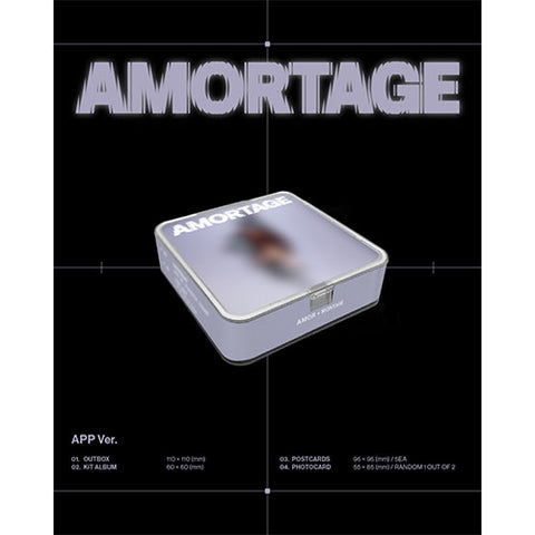 [POB] JISOO - Mini Album [AMORTAGE] (APP Ver)