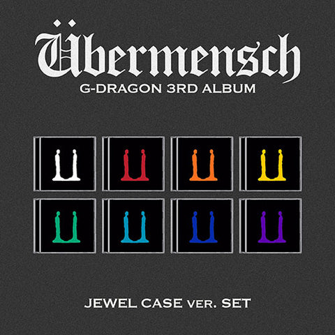 [POB] G-DRAGON - 3RD ALBUM [Übermensch] (JEWEL ver.)