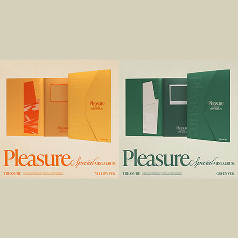 [POB] TREASURE [PLEASURE] [YELLOW VER. + GREEN VER.]