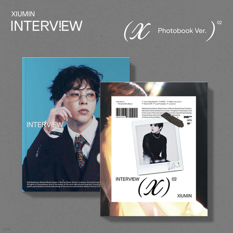 [POB] XIUMIN - Interview X (Photobook Ver.)