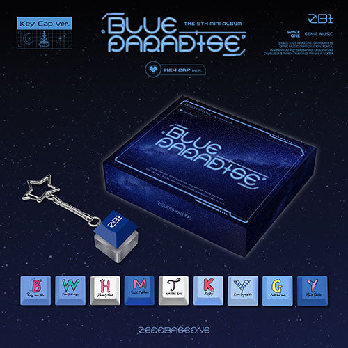 ZEROBASEONE(ZB1) - The 5th Mini Album [BLUE PARADISE] (Key Cap Ver.)