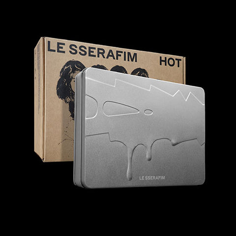 [POB] LE SSERAFIM - 5th Mini Album 'HOT' (TIN CASE ver.)