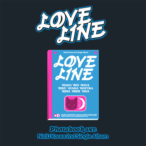 [POB] NiziU Korea 2nd Single Album LOVE LINE (Photobook ver.)