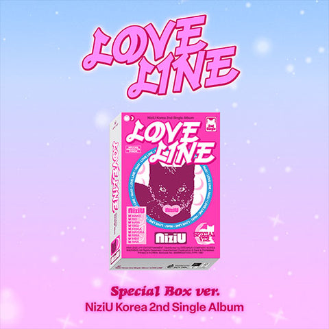 [POB] NiziU Korea 2nd Single Album LOVE LINE (Special Box ver.)