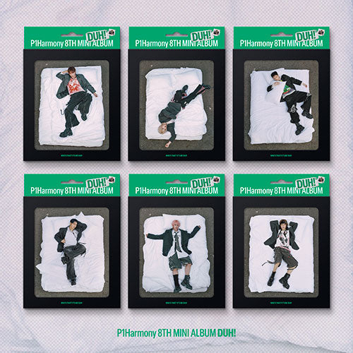 [VERSION SELECTABLE] P1Harmony - 8th Mini Album [DUH!] (Compact/H Ver.)