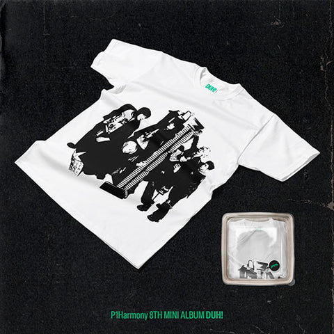 [POB] P1Harmony - 8th Mini Album [DUH!] (MD/Plain White T Ver.)