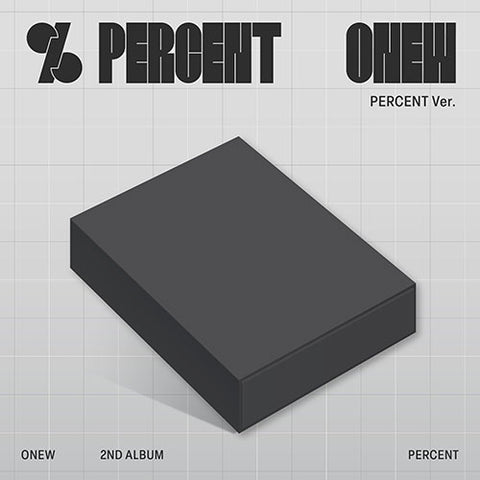 [POB] ONEW - [PERCENT] (PERCENT Ver.)
