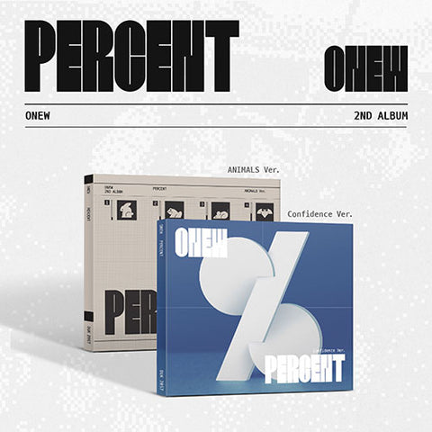 [POB] ONEW - [PERCENT] (Digipack Ver.)