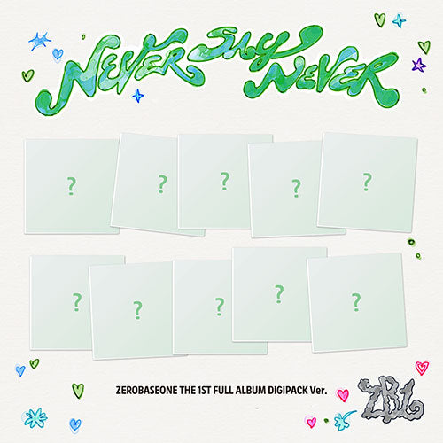 [POB] ZEROBASEONE - THE 1ST FULL ALBUM [NEVER SAY NEVER] DIGIPACK Ver.