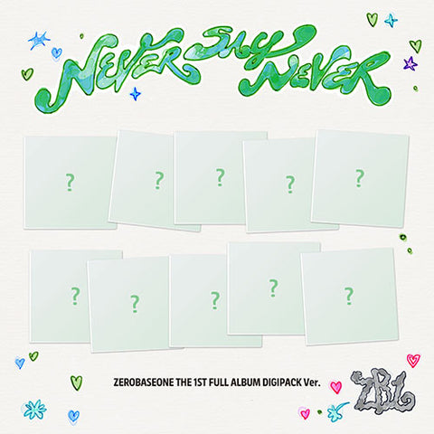 [POB] ZEROBASEONE - THE 1ST FULL ALBUM [NEVER SAY NEVER] DIGIPACK Ver.
