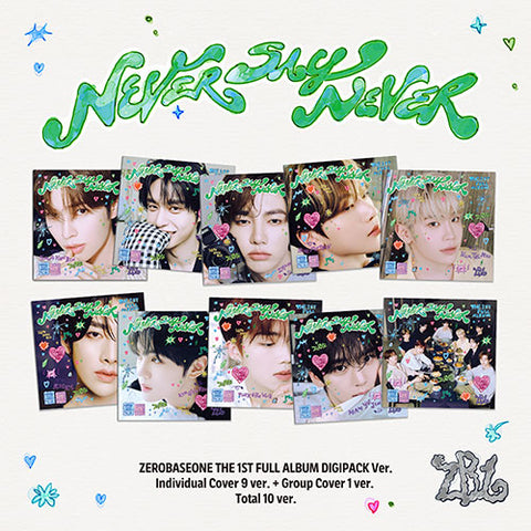 [POB] ZEROBASEONE - THE 1ST FULL ALBUM [NEVER SAY NEVER] DIGIPACK Ver.