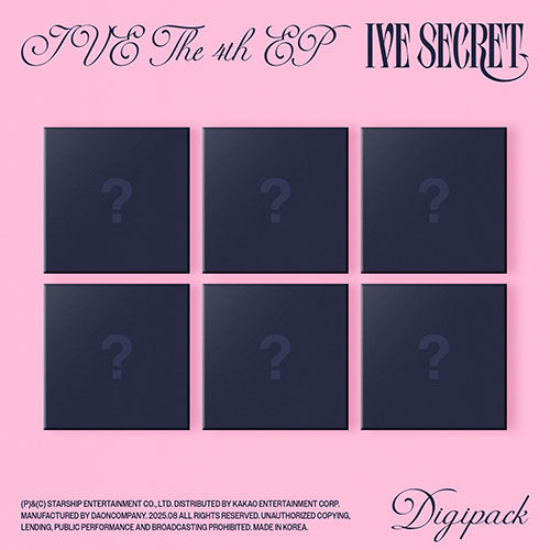 [POB] IVE THE 4th EP [IVE SECRET] (Digipack Ver.)