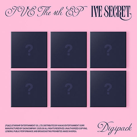 [POB] IVE THE 4th EP [IVE SECRET] (Digipack Ver.)