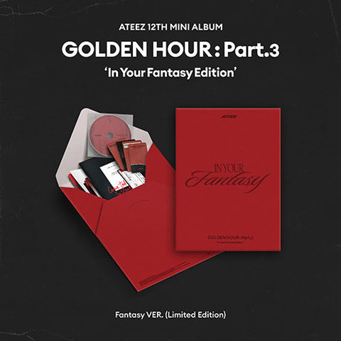 [POB] ATEEZ - [GOLDEN HOUR : Part.3 ‘In Your Fantasy Edition’] (Limited Edition)