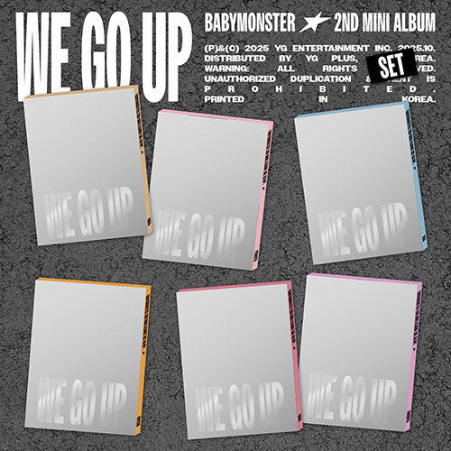 [POB] BABYMONSTER 2nd MINI ALBUM [WE GO UP] PATTERN Ver.