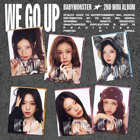 [POB] BABYMONSTER 2nd MINI ALBUM [WE GO UP] PATTERN Ver.