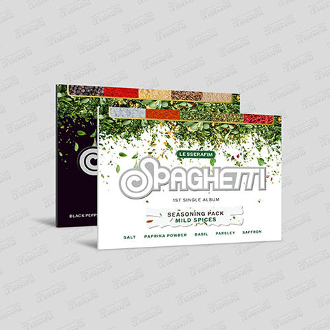 [POB] LE SSERAFIM  1st Single Album 'SPAGHETTI' (Weverse Albums ver.)