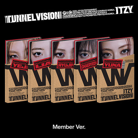 [POB] ITZY TUNNEL VISION (Member Ver.)