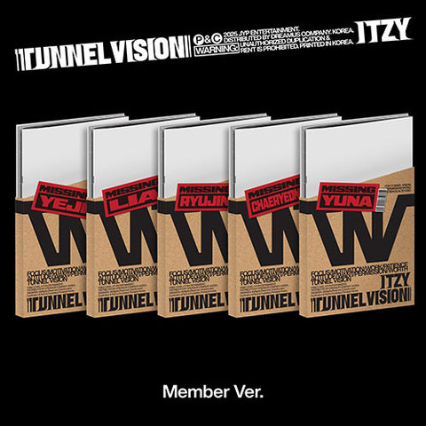[POB] ITZY TUNNEL VISION (Member Ver.) SET